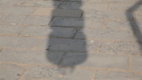 Red chinese lantern shadow closeup Stock Footage 87690258