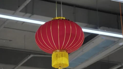 Red Chinese lanterns. Stock Footage 231856835