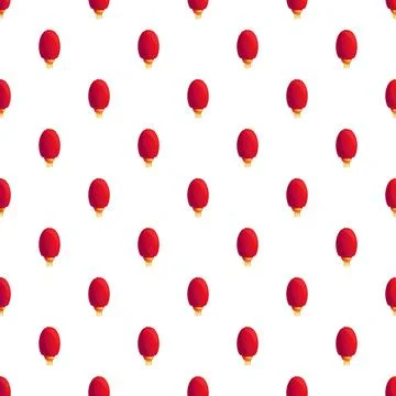 Red chinese lanterns pattern celebrating asian culture Stock Illustration