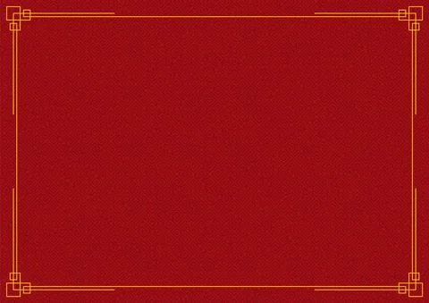 Red chinese square abstract background Stock Illustration