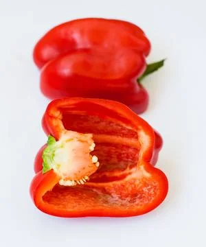 Red chopped pepper 写真素材