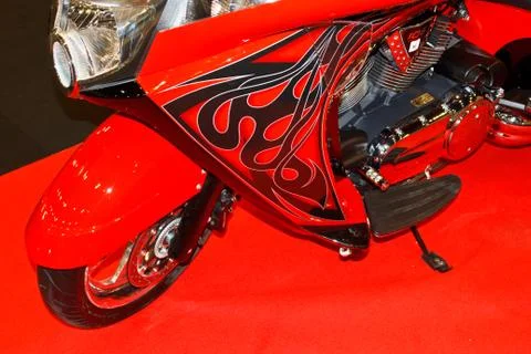 Red chopper Foto stock