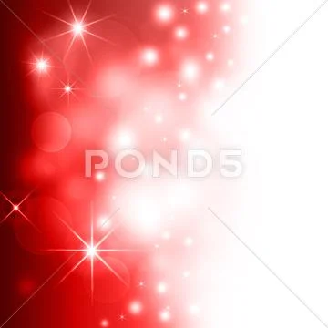 Red Christmas background bokeh Stock Photos