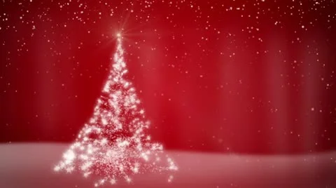 Red christmas background Stock Footage 12402916