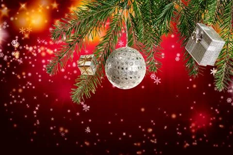 Red christmas background Stock Illustration