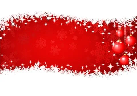 Red Christmas Background Stock Illustration