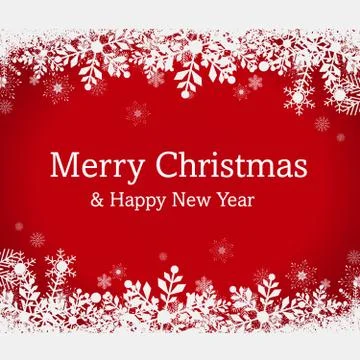 Red Christmas Background Stock Illustration