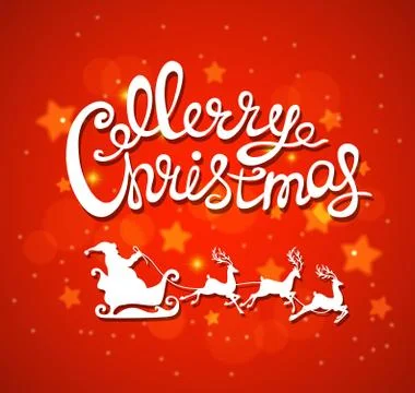 Red Christmas background Stock Illustration