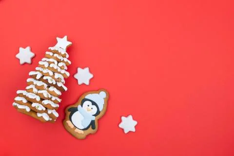 Red Christmas background 스톡 사진