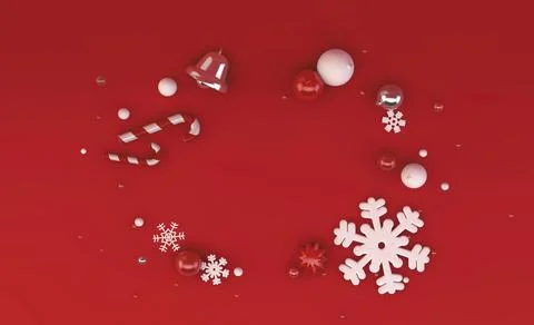 Red christmas background Stock Photos