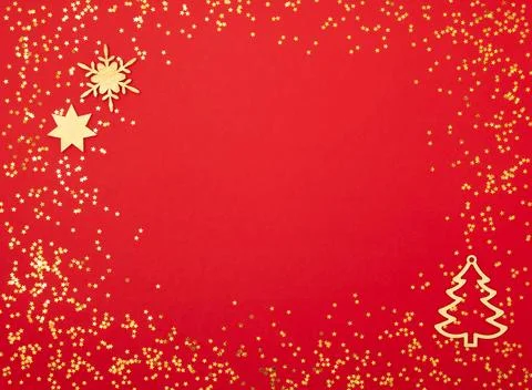 Red Christmas background 写真素材