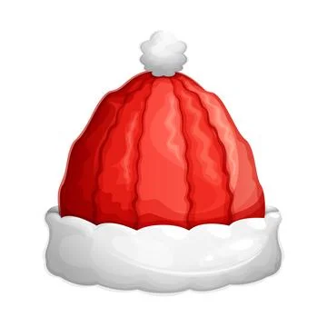 A red Christmas hat Illustrazione stock