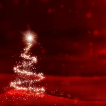 Red Christmas Stock Illustration