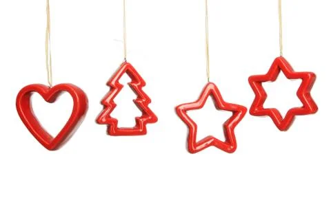 Red christmas Foto stock