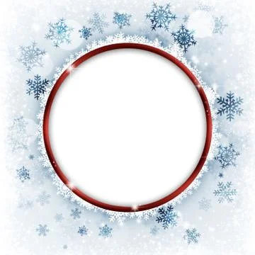 Red christmas ring Stock Photos