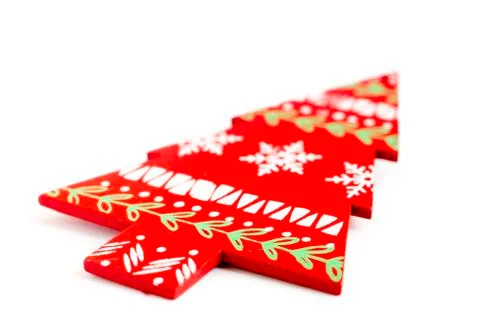 Red Christmas Tree Stock Photos