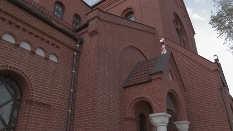 Red church1 Stock Footage 164335098