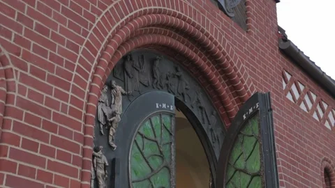Red church2 Stock Footage 164335119