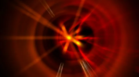 Red circle and ray light,aurora,tech communication background,energy field.Busin 库存影片 935706