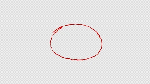Red circle animation with rough charcoal texture appearing on black backgro.. Stock Footage 338019715