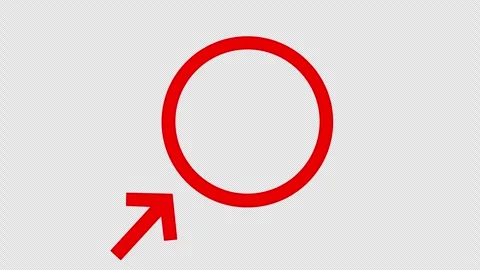 Red Circle with Arrow Points to Direct Attention Vídeo Stock 347241957