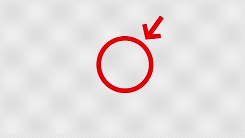 Red Circle Arrow Points to Key Areas in Presentations and Reports Stock Footage 347241934