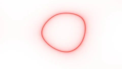 Red circle background. Flowing curved smoke lines. Template for banner, flyer イラスト素材