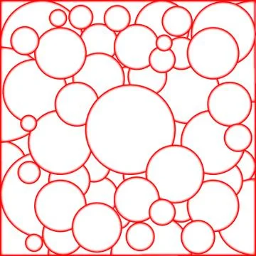 Red Circle Background Stock Illustration