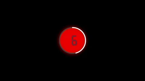 Red circle digital countdown timer counting 15 minutes high quality 4K stoc.. Stock-Footage 338239072