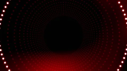 Red circle. disco tunnel. background motion animation Stock Footage 278085200
