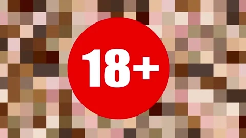 A red circle with the number 18 and a plus sign in white is displayed over a Stock Footage 292687857