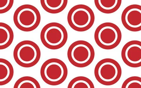 Red circle pattern background design. Stock Illustration