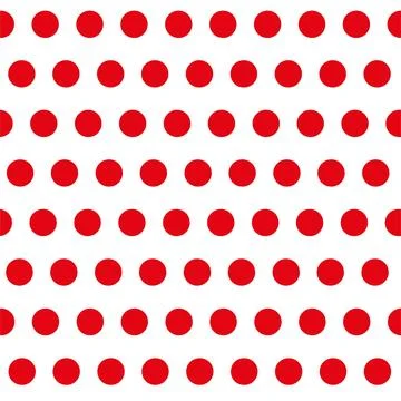 Red circle pattern on a white background Stock Illustration