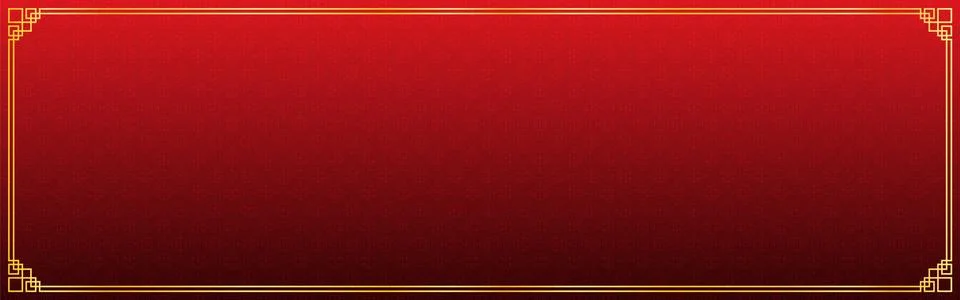 Red circle with rhombus  pattern chinese abstract banner Stock Illustration