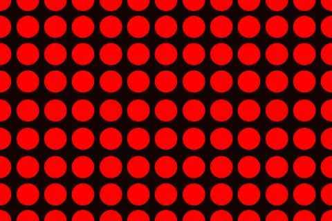 Red circle seamless pattern on black background 스톡 일러스트