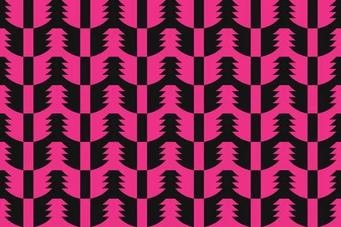 Red Circle Shapes Geometric Pattern Background 스톡 일러스트