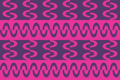 Red Circle Shapes Geometric Pattern Background Illustrazione stock