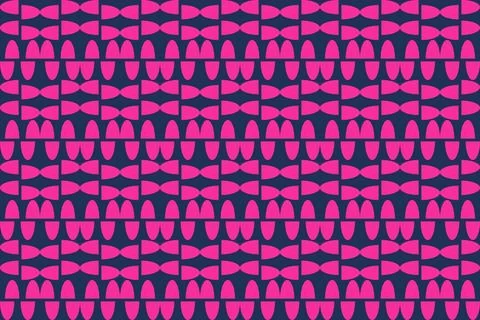 Red Circle Shapes Geometric Pattern Background Illustrazione stock
