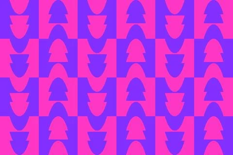 Red Circle Shapes Geometric Pattern Background イラスト素材
