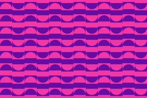Red Circle Shapes Geometric Pattern Background イラスト素材