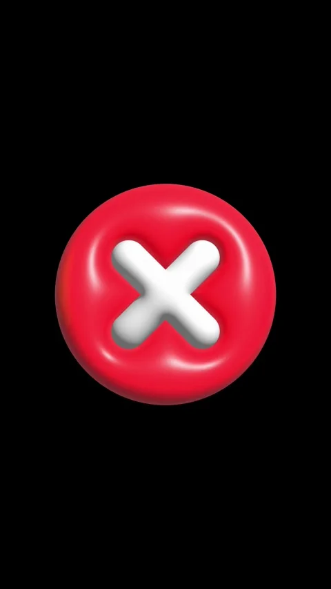 A red circle with a white cross Stock Footage 331125372