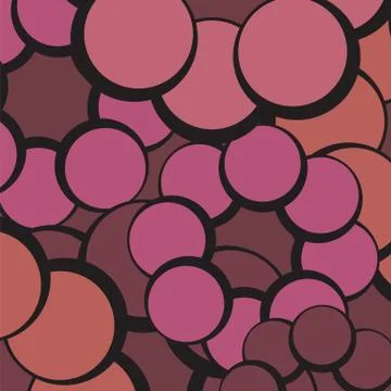 Red circles background Stock Illustration