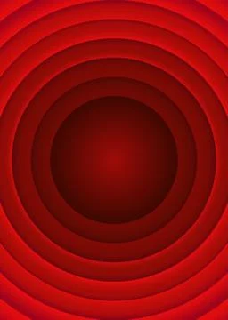 Red circles background. Isolated Vector Illustration Stock Illustration