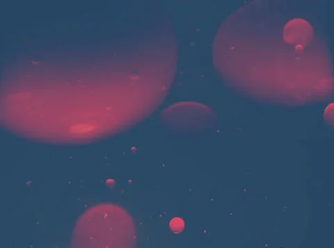 Red circles in the dark Stock Illustration