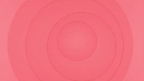 Red circles moving pattern geometrical simple and elegant background Stock Footage 307697281