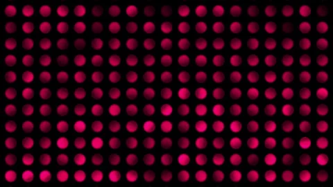 Red circles pattern on black background video Stock Footage 313862407