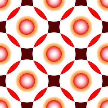 Red circles seamless pattern red circles seamless pattern, vector art illu... Stock Photos