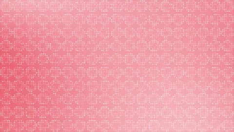 Red circular dots forming circular half tone geometrical background Stock Footage 307518036