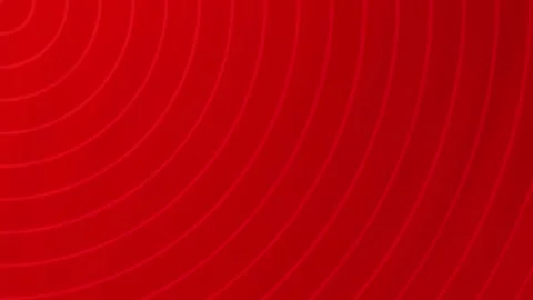 Red Circular Line Pattern Background Loop. Stock Footage 286433928