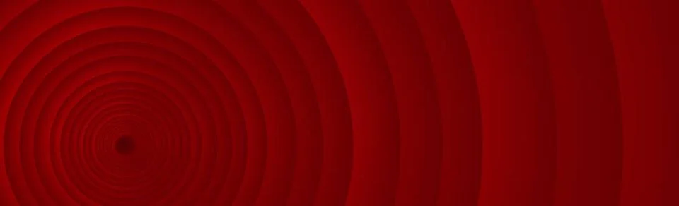 Red circular lines, abstract gradient background - Vector Red circular lin... Stock Photos